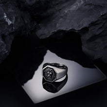 画像をギャラリービューアに読み込む, RSS1016 STAINLESS STEEL RING WITH LION AAB CO..