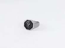 画像をギャラリービューアに読み込む, RSS1016 STAINLESS STEEL RING WITH LION AAB CO..