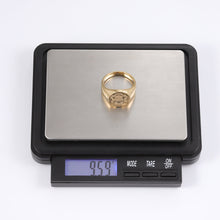 画像をギャラリービューアに読み込む, RSS1034 STAINLESS STEEL ROUND SIGNET RING AAB CO..