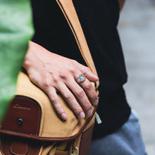 画像をギャラリービューアに読み込む, RSS1034 STAINLESS STEEL ROUND SIGNET RING AAB CO..