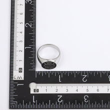 画像をギャラリービューアに読み込む, RSS1034 STAINLESS STEEL ROUND SIGNET RING AAB CO..