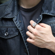 画像をギャラリービューアに読み込む, RSS1054 STAINLESS STEEL SQUARE RING AAB CO..