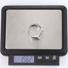 画像をギャラリービューアに読み込む, RSS1054 STAINLESS STEEL SQUARE RING AAB CO..