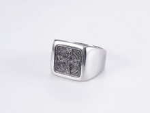 画像をギャラリービューアに読み込む, RSS1054 STAINLESS STEEL SQUARE RING AAB CO..