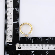 画像をギャラリービューアに読み込む, RSS1079 STAINLESS STEEL RING WITH MOP FLOWER AAB CO..