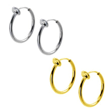 画像をギャラリービューアに読み込む, セール品★ステンレスアクセサリー★ フープイヤリング 【品番:GESS181】