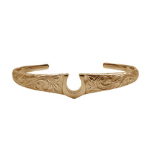 画像をギャラリービューアに読み込む, ホースシューバングル 【GBSG165】《刻印可能》