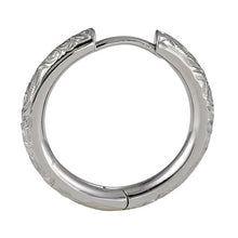 画像をギャラリービューアに読み込む, スクロールフープピアス(M) 片耳販売 【GESS322】