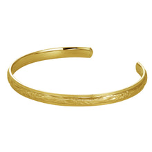 画像をギャラリービューアに読み込む, プルメリアバングル 【GBSG145】《刻印可能》