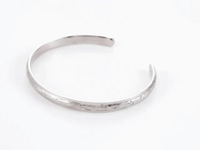 画像をギャラリービューアに読み込む, プルメリアバングル 【GBSG145】《刻印可能》