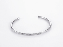 画像をギャラリービューアに読み込む, チューブバングル 【GBSG172】《刻印可能》