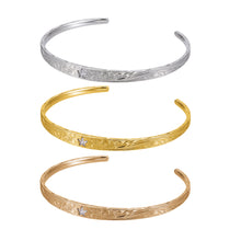 画像をギャラリービューアに読み込む, スタージルコニアバングル 【GBSG201】《刻印可能》