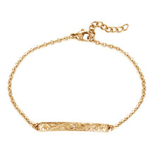 画像をギャラリービューアに読み込む, スクロールバーブレスレット 【GBSS119-120】《刻印可能》