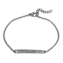 画像をギャラリービューアに読み込む, スクロールバーブレスレット 【GBSS119-120】《刻印可能》