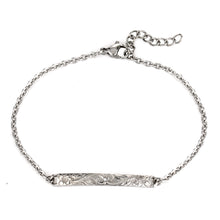 画像をギャラリービューアに読み込む, スクロールバーブレスレット 【GBSS119-120】《刻印可能》