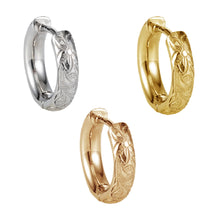 画像をギャラリービューアに読み込む, スクロールフープピアス 片耳販売 【GESS125】