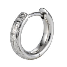 画像をギャラリービューアに読み込む, スクロールフープピアス 片耳販売 【GESS125】