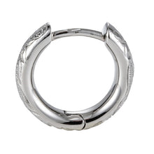 画像をギャラリービューアに読み込む, スクロールフープピアス 片耳販売 【GESS125】