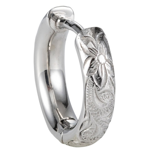 スクロールフープピアス 片耳販売 【GESS125】