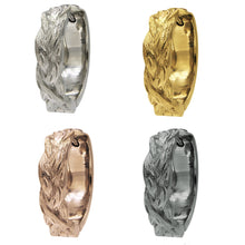 画像をギャラリービューアに読み込む, リバーシブルフープピアス 片耳販売 【GESS190】