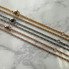 画像をギャラリービューアに読み込む, 細めロープチェーン 【GNSSC119】