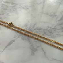 画像をギャラリービューアに読み込む, 細めロープチェーン 【GNSSC119】