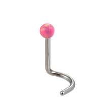 画像をギャラリービューアに読み込む, 【BP特別商品】JBNS05 NOSE STUD WITH OPAL DESIGN