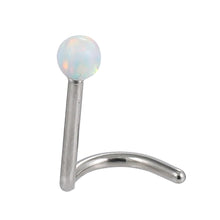 画像をギャラリービューアに読み込む, 【BP特別商品】JBNS05 NOSE STUD WITH OPAL DESIGN