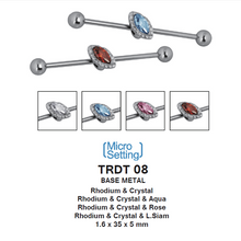 画像をギャラリービューアに読み込む, 【BP特別商品】TRDT08 BARBELL WITH BATTERFLY DESIGN