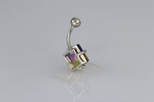 画像をギャラリービューアに読み込む, 【BP特別商品】TBPN420 BANANA WITH SQUARE GLASS STONE