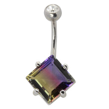 画像をギャラリービューアに読み込む, 【BP特別商品】TBPN420 BANANA WITH SQUARE GLASS STONE