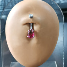 画像をギャラリービューアに読み込む, 【BP特別商品】TBPN421 BANANA WITH PEAR SHAPE GLASS STONE