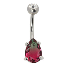 画像をギャラリービューアに読み込む, 【BP特別商品】TBPN421 BANANA WITH PEAR SHAPE GLASS STONE