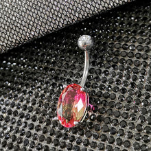 画像をギャラリービューアに読み込む, 【BP特別商品】TBPN422 BANANA WITH OVAL SHAPE GLASS STONE