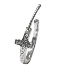 画像をギャラリービューアに読み込む, クロスピアス 片耳販売 【BCM14.ABJP】