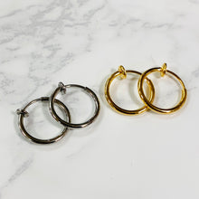 画像をギャラリービューアに読み込む, セール品★ステンレスアクセサリー★ フープイヤリング 【品番:GESS181】