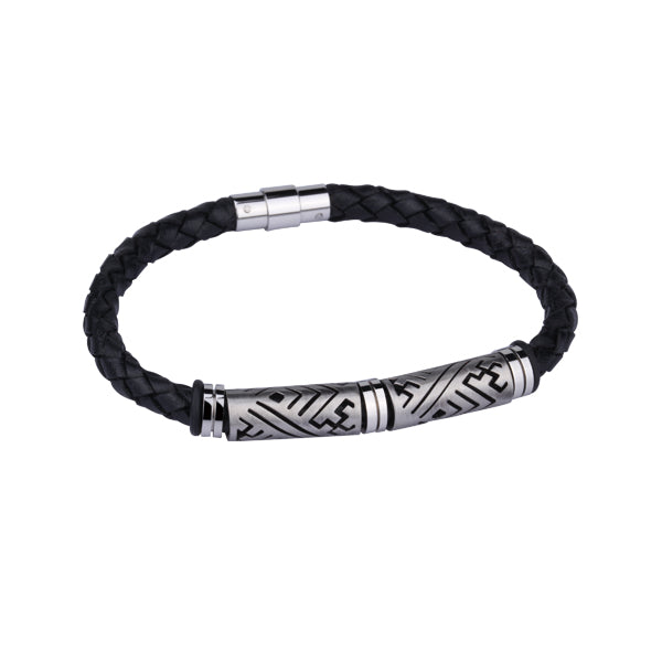 BSS303 LEATHER  BRACELET AAB CO..