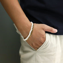 画像をギャラリービューアに読み込む, BSS929 STAINLESS STEEL BRACELET WITH SHELL PEARL AAB CO..
