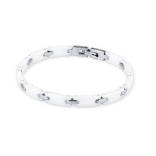 画像をギャラリービューアに読み込む, CBS01 STAINLESS STEEL BRACELET WITH CERAMIC AAB CO..
