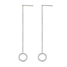 画像をギャラリービューアに読み込む, ESS642 STAINLESS STEEL EARRING WITH ROUND AAB CO..
