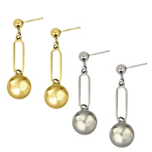 画像をギャラリービューアに読み込む, ESS675 STAINLESS STEEL EARRING WITH BALL AAB CO..
