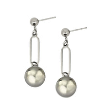 画像をギャラリービューアに読み込む, ESS675 STAINLESS STEEL EARRING WITH BALL AAB CO..
