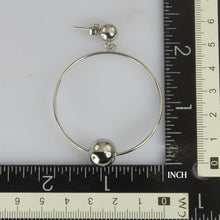 画像をギャラリービューアに読み込む, ESS676 STAINLESS STEEL EARRING WITH BALL AAB CO..
