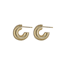 画像をギャラリービューアに読み込む, ESS783 Stainless Steel Hollow Earring AAB CO..
