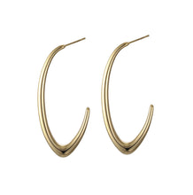 画像をギャラリービューアに読み込む, ESS789 Stainless Steel Hollow Earring AAB CO..
