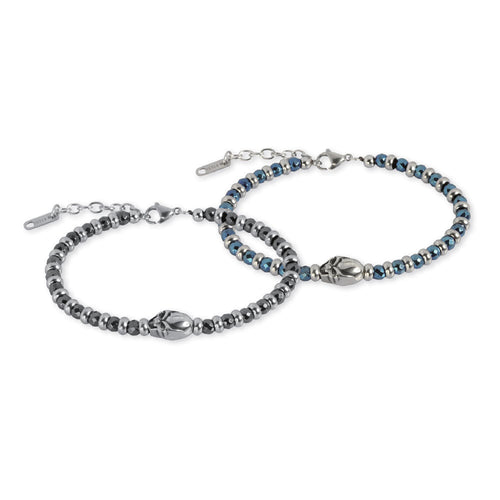 BSS617 STAINLESS STEEL HEMATITE BRACELET AAB CO..