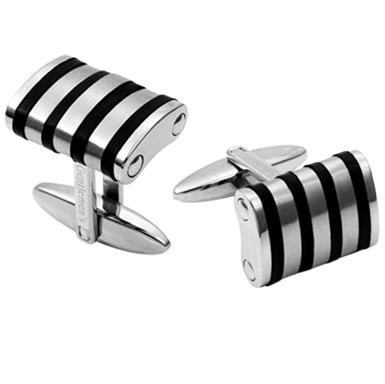 MACS40 STAINLESS STEEL CUFFLINK RUBBER AAB CO..