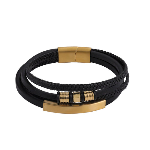 MBSS123 Faux Leather Bracelet AAB CO..