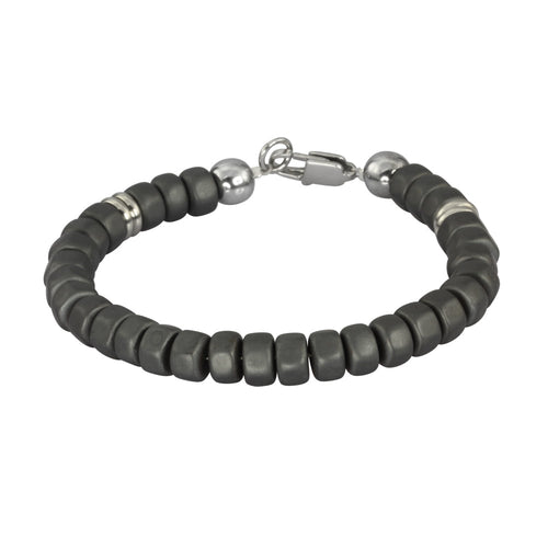 MBSS60 HEMATITE BRACELET AAB CO..