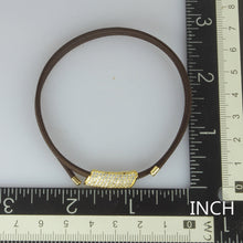 画像をギャラリービューアに読み込む, MBSS67 MAGNETIC BRACELET WITH BRASS BEAD AAB CO..
